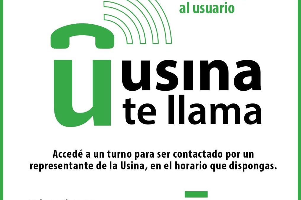 Usina te llama