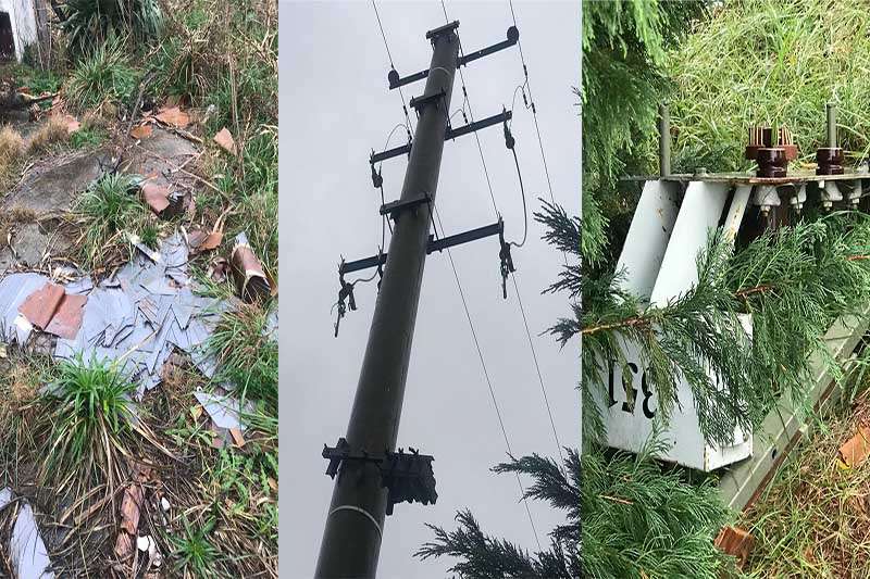 Roban cables de la red de alumbrado público y cobre de un transformador