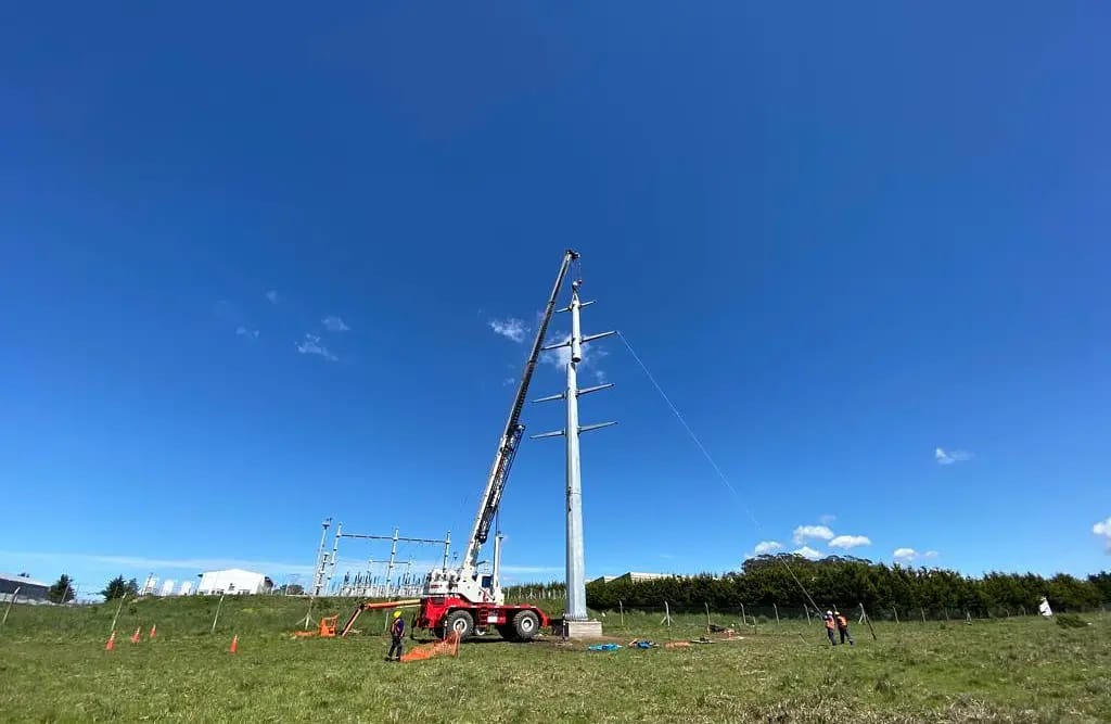 Comenzó la última etapa de la construcción de la nueva estación transformadora