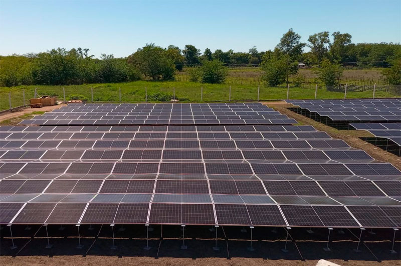 Usicom finalizó la construcción del primer Parque Solar de Saladillo