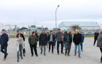 Autoridades recorrieron la nueva Estación Transformadora y el Parque Solar