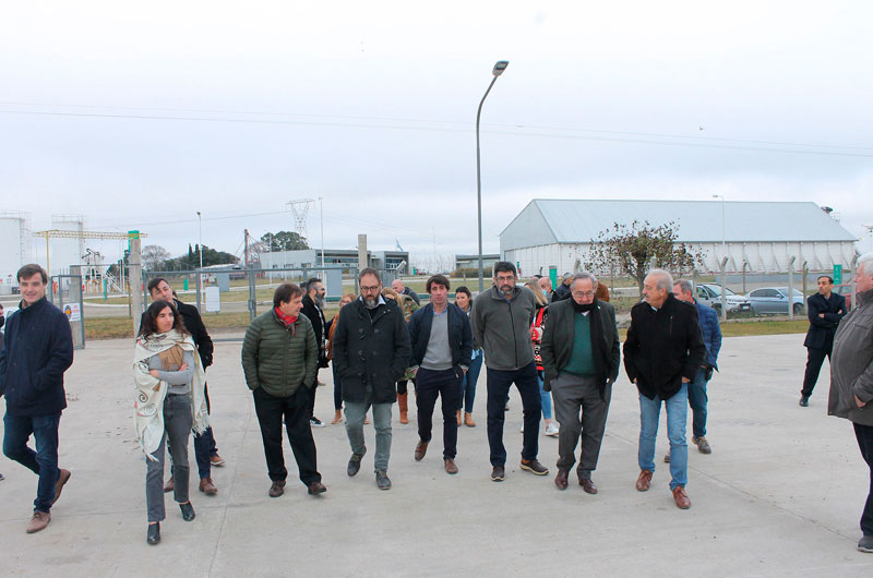 Autoridades recorrieron la nueva Estación Transformadora y el Parque Solar