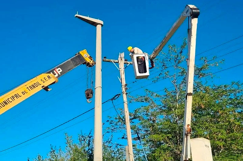 La Usina está realizando obras para mejorar el servicio en la zona del Centinela