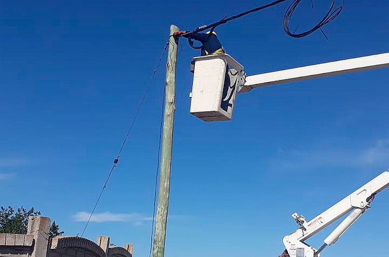 La Usina volvió a cortar la luz en la toma del barrio de La Movediza