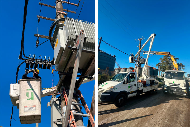 Obras para mejorar el suministro eléctrico en distintos sectores de la ciudad