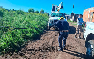 La Usina realizó un nuevo operativo contra conexiones clandestinas en la toma de La Movediza