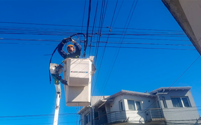 La Usina renueva el tendido eléctrico con tecnología más segura y eficiente
