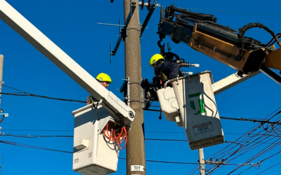 La Usina concretó obras de mejora en la red eléctrica en varios sectores de la ciudad